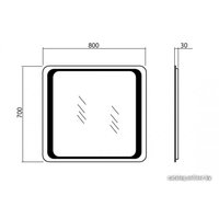  Аква Родос Зеркало Омега 80
