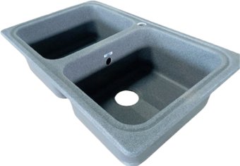 Кухонная мойка Maxstone GS-12 (темно-серый)