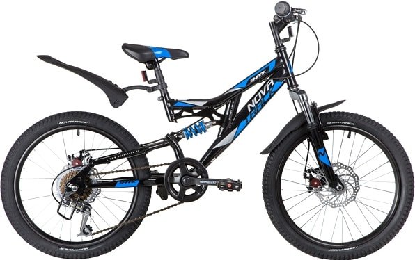 

Детский велосипед Novatrack Shark 20 2020 20SS6D.SHARK.BK20 (черный)