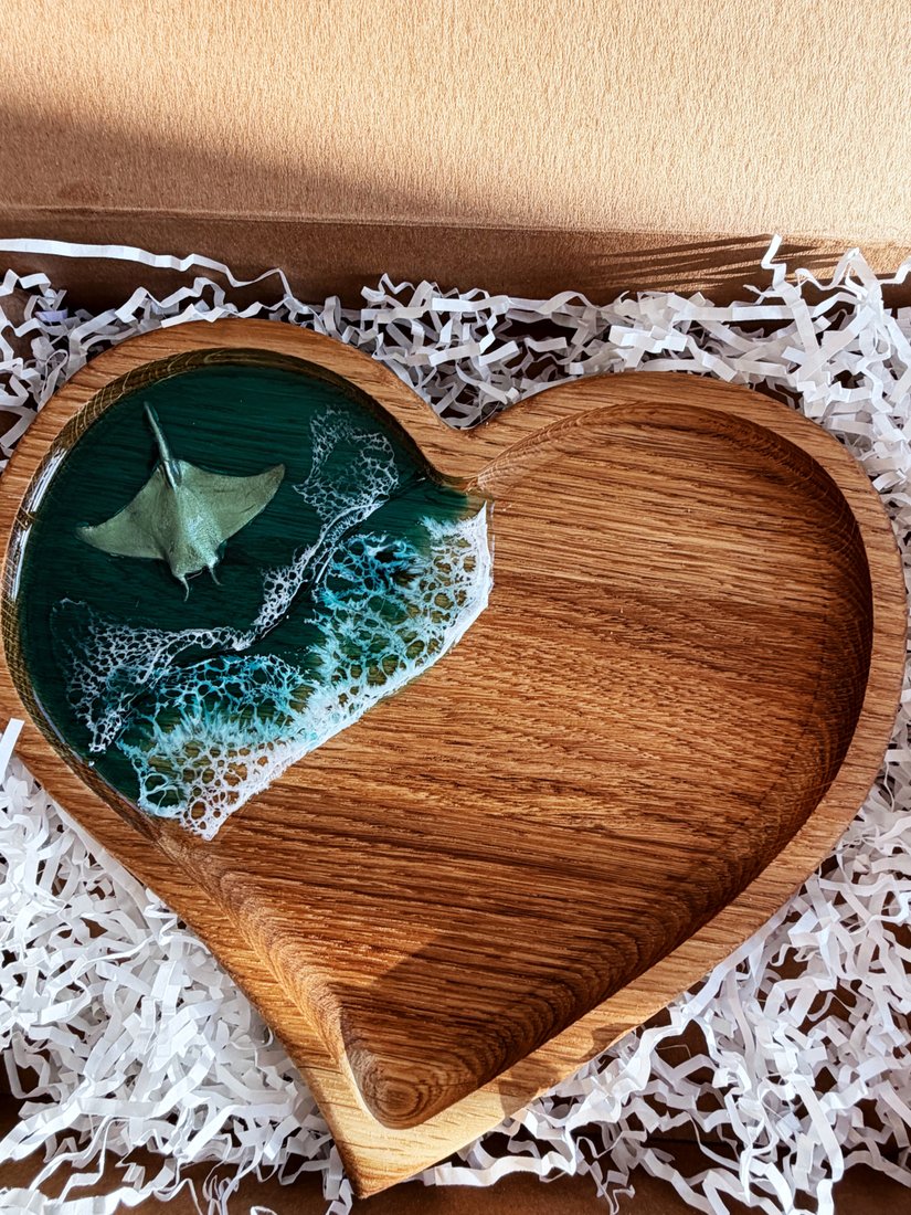 

Менажница Wood_N_Sea Сердце скат Мс-2/26