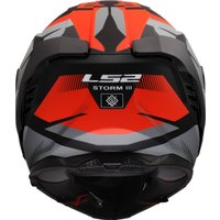 Мотошлем LS2 FF818 Storm III Komai (L, черный/красный)
