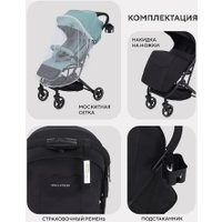 Коляска прогулочная «книга» MOWbaby Airy MB201 (black)