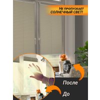 Плиссе Delfa Crep BLO СПШ-36501 (81x160, бежевый)