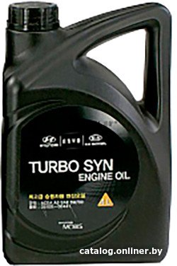 Моторное масло Hyundai/KIA Mega Turbo Syn Gasoline 0W-30 ACEA A5 4л