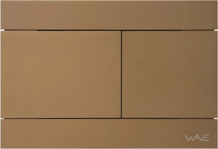 

Панель смыва Wave SS06-2 557074 (бронза матовая)