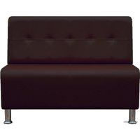 Диван Brioli РудиР двухместный (экокожа, L13 коричневый)