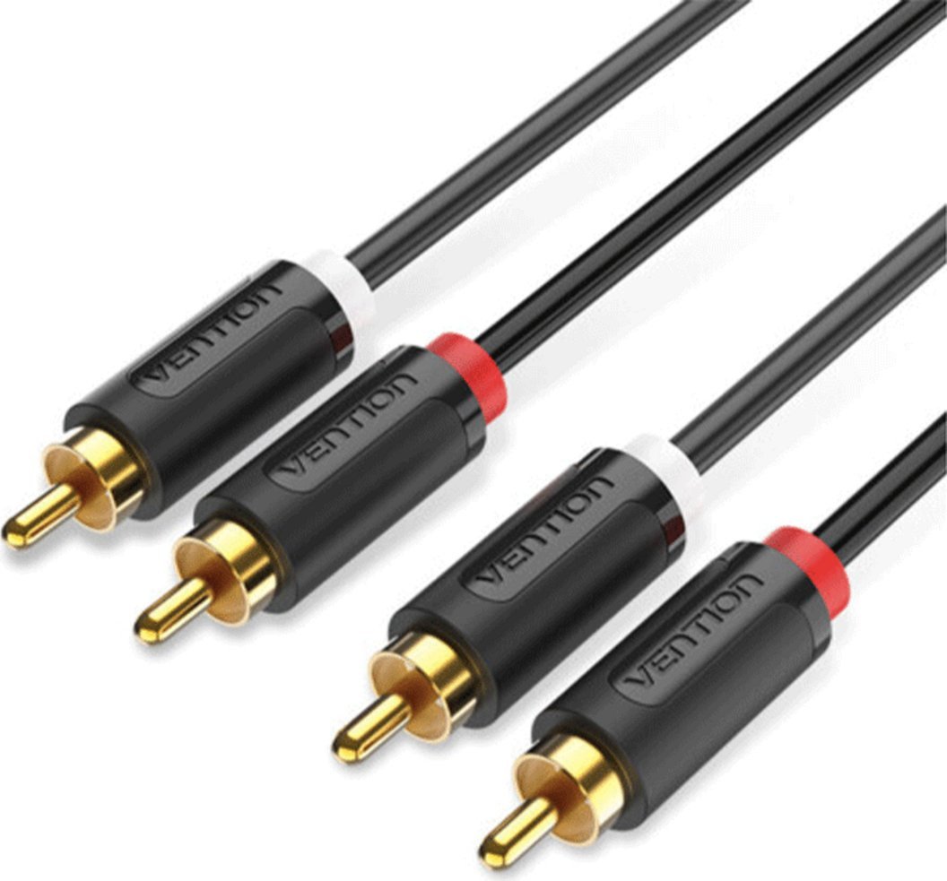 

Кабель Vention BCMBJ RCA - RCA (5 м, черный)