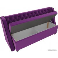Диван Лига диванов Лофт 104556 (микровельвет, фиолетовый)