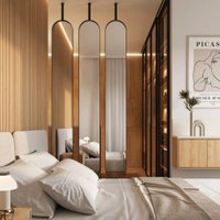 Зеркало BALANCE HOME двухстороннее на штанге с вращением 600x2000 мм