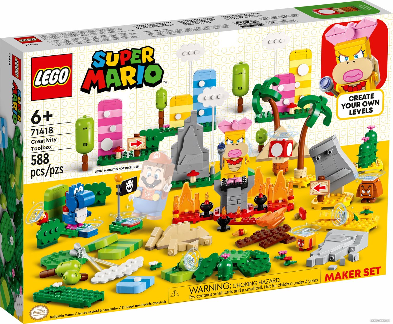 Конструктор LEGO Super Mario 71418 Набор инструментов для творчества