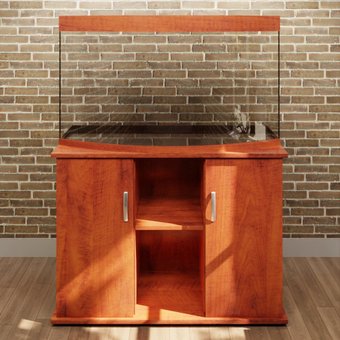 Аквариум Hydroterra Gloria 200 л с тумбой (коричневый)