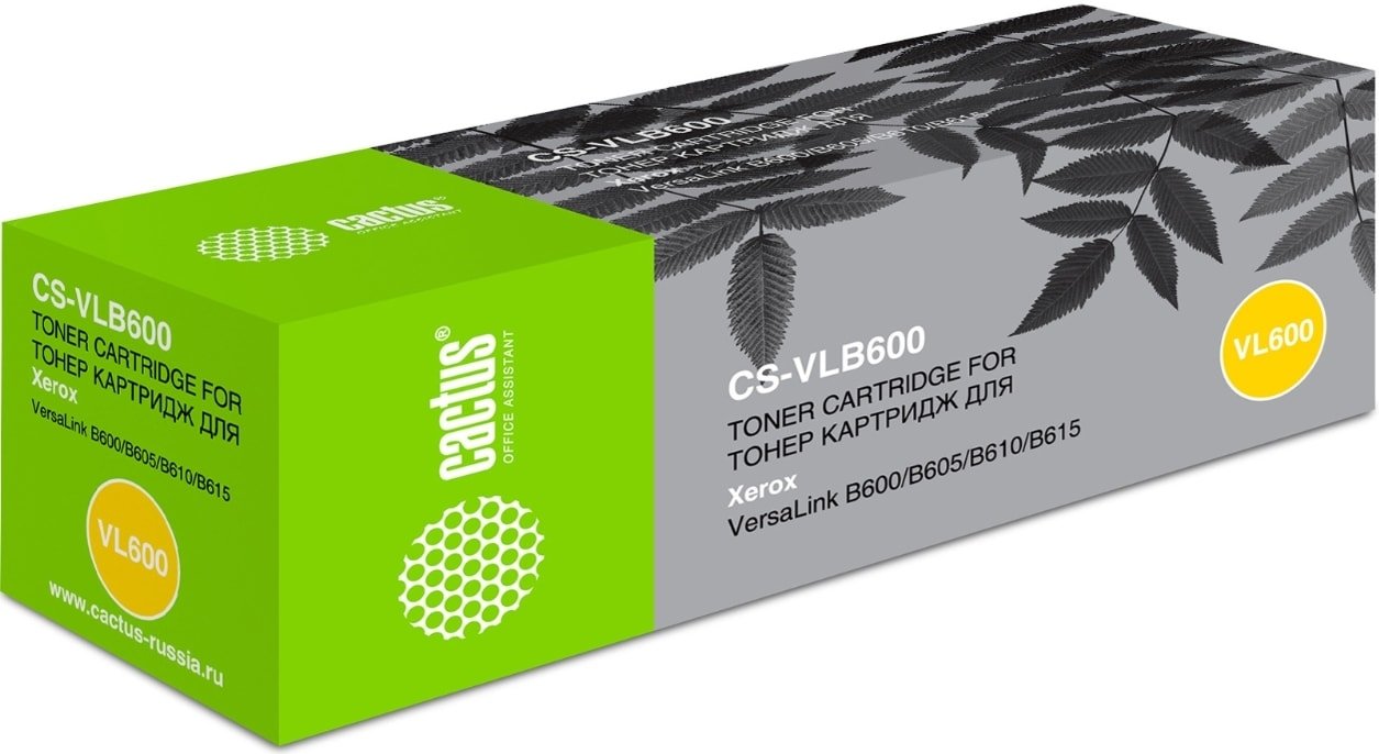 

Картридж CACTUS CS-VLB600 (аналог XEROX 106R03943)