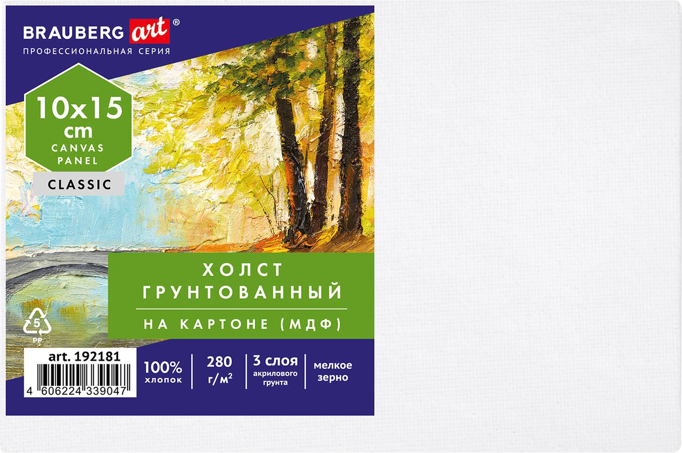 

Холст для рисования BRAUBERG Art Classic 192181