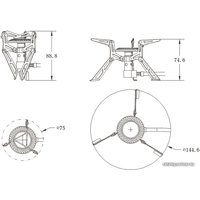 Туристическая горелка Fire-Maple Blade FMS-117T