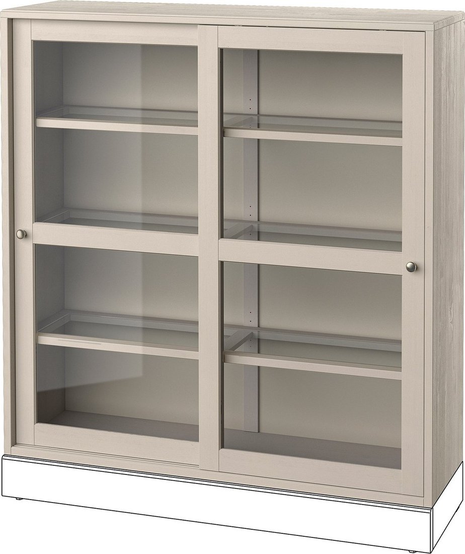 Шкаф-витрина Ikea Havsta 90529252