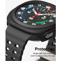 Чехол Ringke Slim+Glass для Galaxy Watch Ultra 47mm 2024/ 2025 Matte Black
