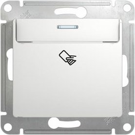 Выключатель Schneider Electric Glossa GSL000169 (белый)