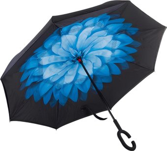 Зонт-трость Wahoo Небесный цветок YF7396 (blue)