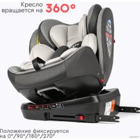 Детское автокресло Tomix Titan Isofix DS35 (серый)