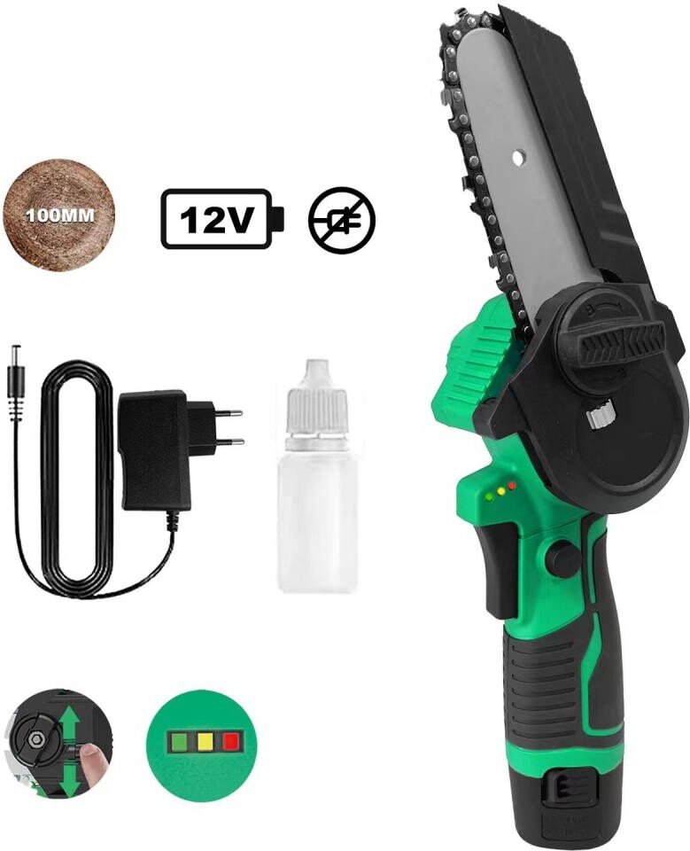 

Аккумуляторная пила Zitrek GreenSaw 12 082-1854 (с 1-им АКБ)