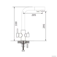 Смеситель Shevanik S328L