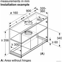 Кухонная вытяжка Bosch Serie 6 DBB97AM60