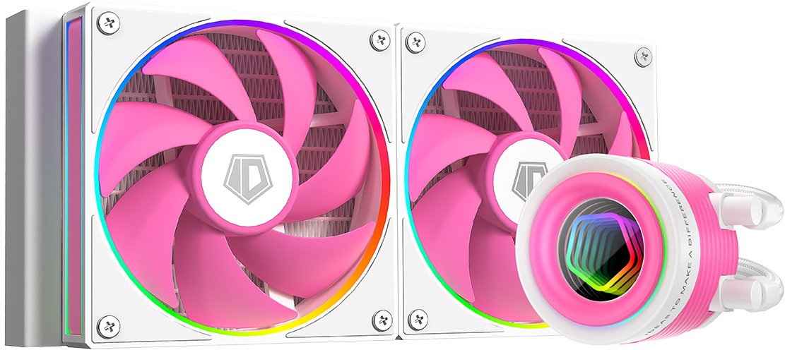 

Система жидкостного охлаждения для процессора ID-Cooling FX240 INF Pink