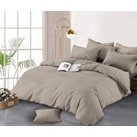 1.5-спальный комплект постельного белья Реноме 1.5сп Оливковая коллекция Бархатно-бежевый 15-1309 (поплин однотонный)