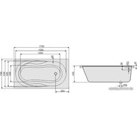 Ванна Sanplast WP/AS 70x170