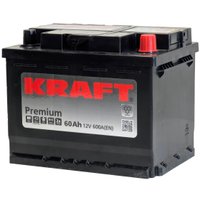 Автомобильный аккумулятор KRAFT Premium R+ (60 А·ч)