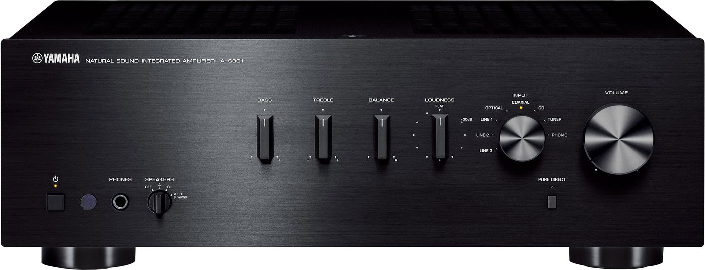 

Интегральный усилитель Yamaha A-S301 (черный)