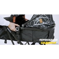 Универсальная коляска Lorelli Sena 2021 (3 в 1, серый квадрат)