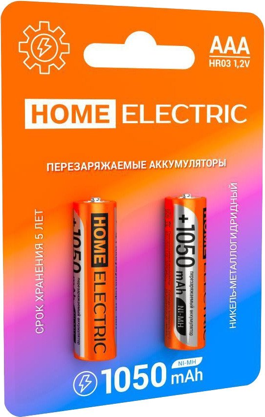 

Аккумулятор Home Electric ААА HR03 1050 mAh BP2 4620167520799