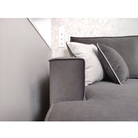 Угловой диван Nord Star Этран Эликсир левый (искусственная замша, оранжевый)