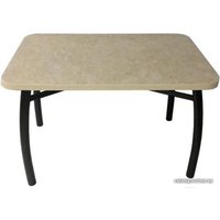 Кухонный стол Solt 100x60 (аламбра/ноги усиленные шелби-дуо черные)
