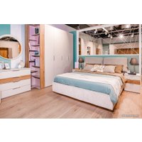 Кровать Шатура Duo/Soho AS7-02.EJ с ПМ (бежевый)