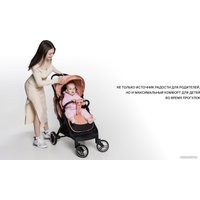 Коляска прогулочная «книга» Nobumi Sigma Муфта черная рама (черный)