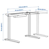 Подстолье для стола Ikea Relatera 10540319 в Гродно