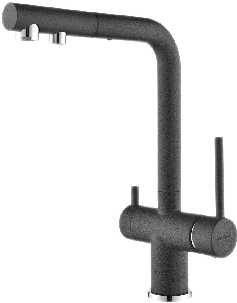 

Смеситель Paulmark Serpentine SE213222-DG (серый/графит)