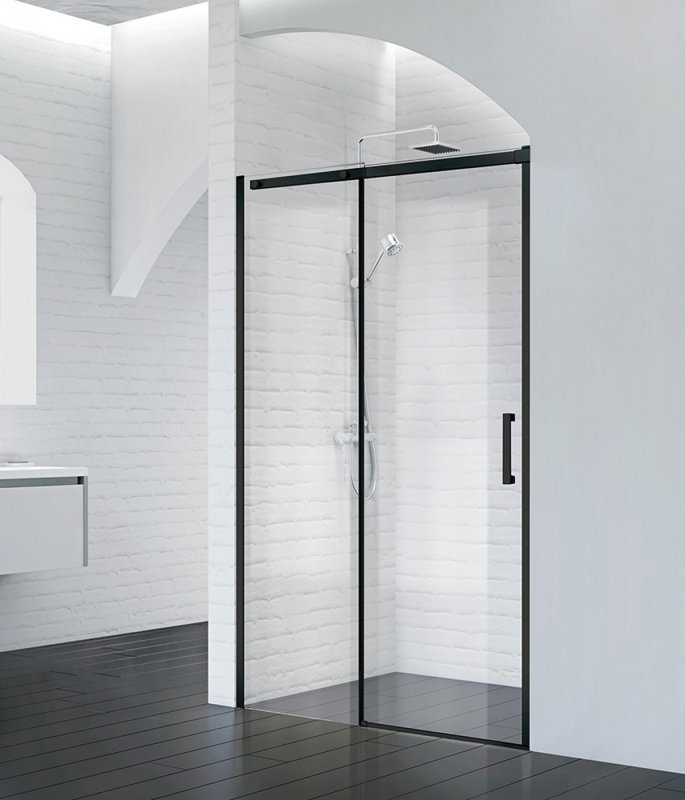 

Душевая дверь BelBagno ACQUA-BF-1-140-C-NERO (прозрачное стекло)