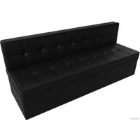 Диван Лига диванов Техас 340 (экокожа черный)