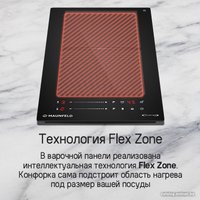 Варочная панель MAUNFELD CVI292S2FBK Lux