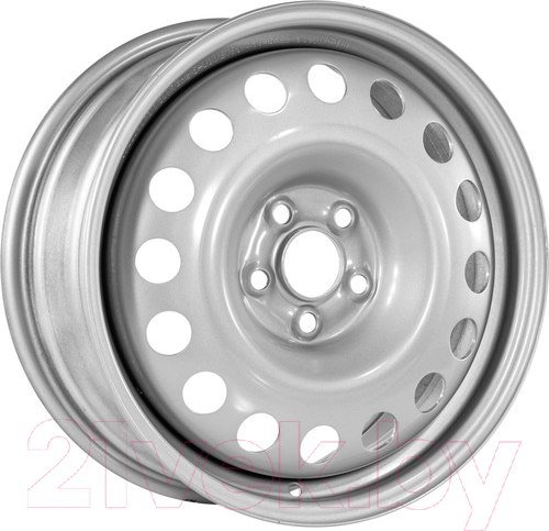 

Штампованные диски TREBL 9565T 16x6.5" 5x100мм DIA 56.1мм ET 55мм Silver