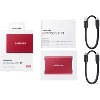 Внешний накопитель Samsung T7 500GB (красный)