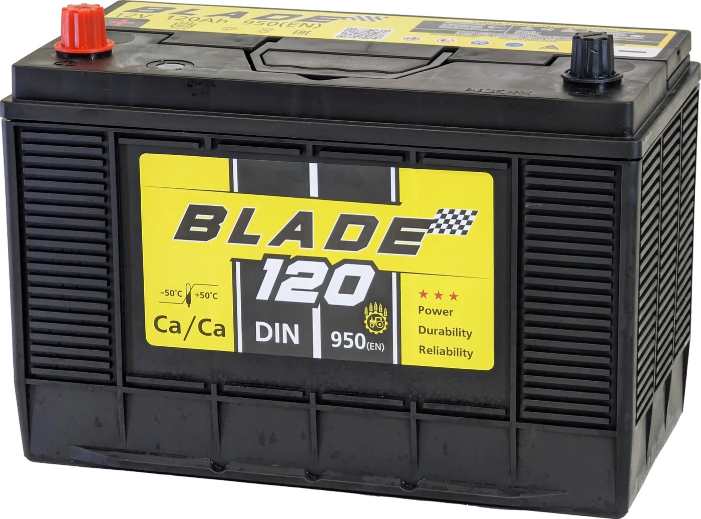 

Автомобильный аккумулятор Blade L+ (120 А·ч)