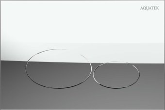 Панель смыва Aquatek KDI-0000072 (хром глянец)