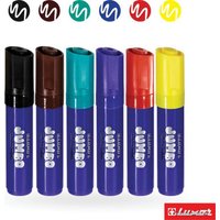 Фломастеры Luxor Jumbo 6190/Box (6цв)