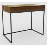 Туалетный столик без зеркала Hype Mebel Авелин 70x40 (черный/дуб галифакс олово)