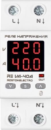 Реле напряжения RostokElektro VА-40А RE