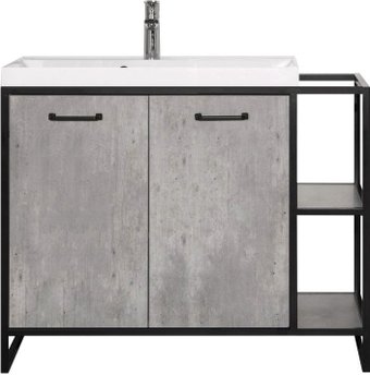 Style Line Тумба под умывальник Лофт 1.1 70/90 (две створки правая)